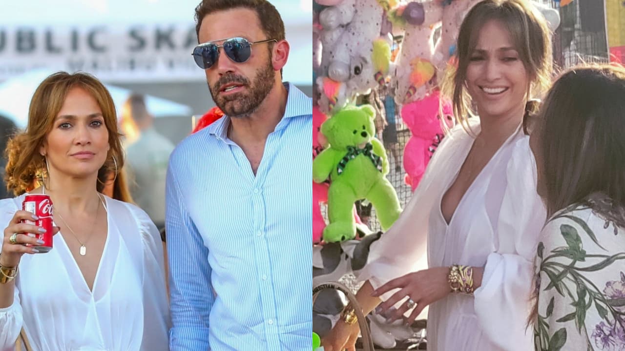 JLo y Ben Affleck aparecen en una feria de comida tras caótica falsa alarma de tiroteo: fotos
