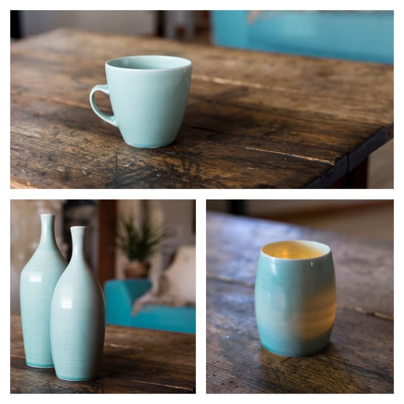 Sílice, feldespato, arcilla y cenizas humanas. Con esta mezcla, Justin Crowe, un diseñador radicado en Nuevo México, hace productos de porcelana y esmalte, que permiten tener texturas translúcidas para que la luz de una veladora, por ejemplo, transpase y juegue con los colores del recipiente.