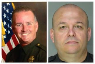 Oficial Davis (izq.) y Oficial Oliver (decha.)