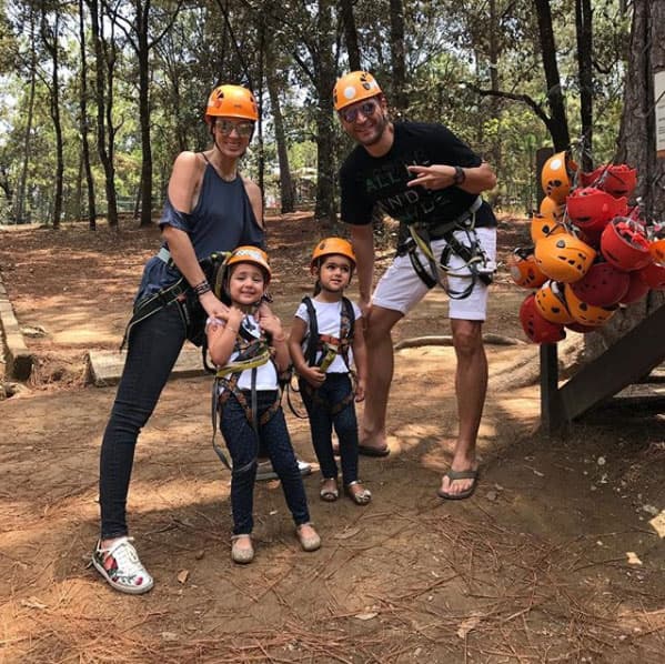 El 'rappel' es otra de las actividades que siempre practican cuando visitan la naturaleza.