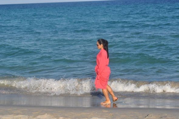 Las chicas de Nuestra Belleza Latina se escaparon a la playa y deleitaron a los caballeros con sus espectaculares curvas latinas.