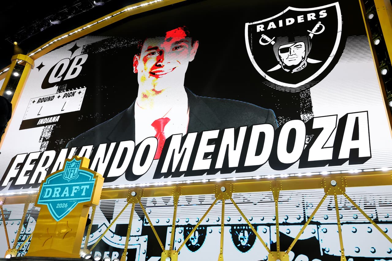 Fernando Mendoza es elegido por Las Vegas Raiders en el primer pick del Draft NFL