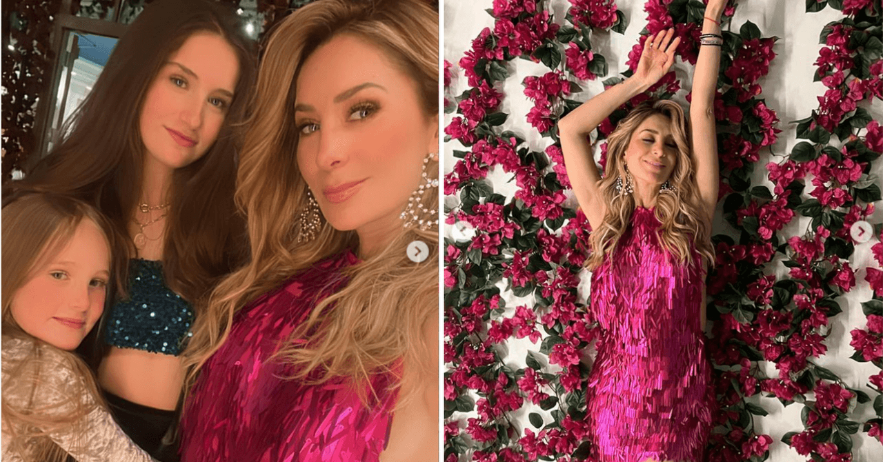 Geraldine Bazán y sus hijas en sus vacaciones en Las Vegas