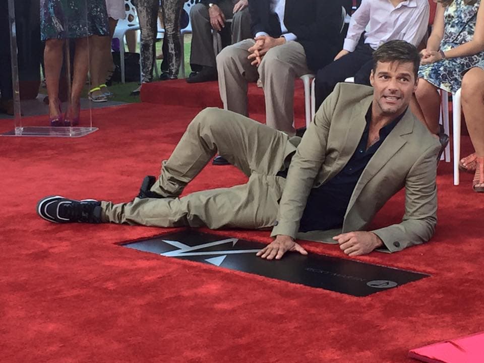 Ricky Martin recibe su estrella en Puerto Rico 