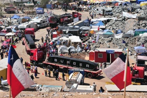 La perforadora B, la más avanzada, va en 584 metros de los 624 requeridos para llegar al taller.