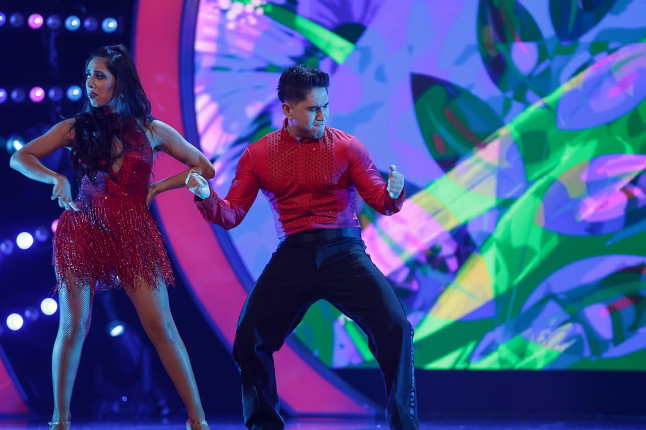 Sus movimientos fueron más relajados y confiados.