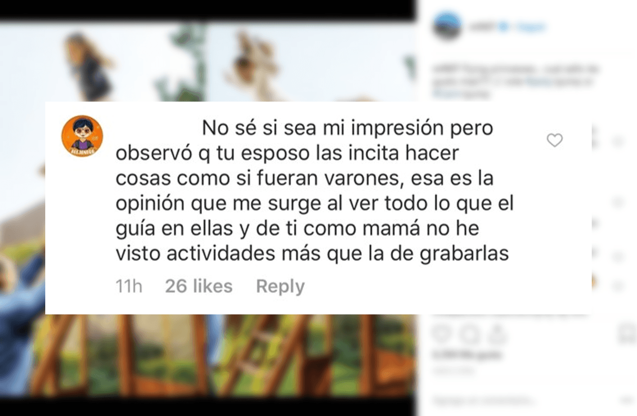 Este fue uno de los comentarios que más generaron controversia entre los seguidores del esposo de Jacky.