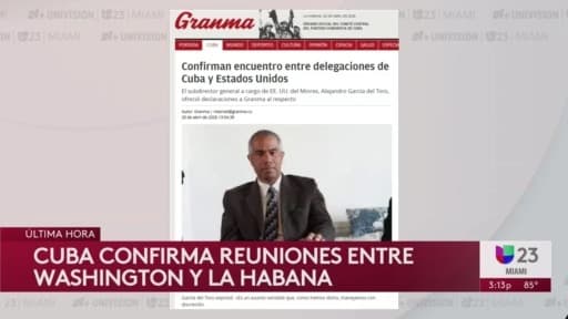 Dictadura cubana confirma encuentro con delegación estadounidense