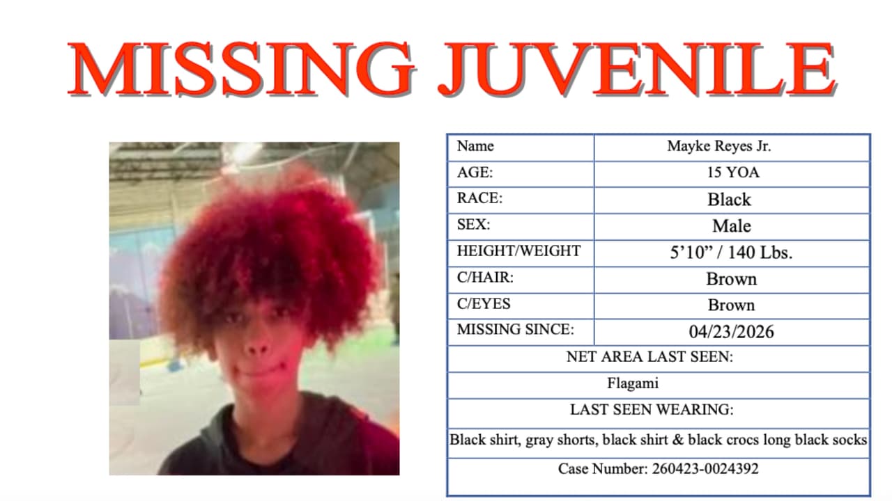 Reportan la desaparición en Miami de un adolescente de 15 años