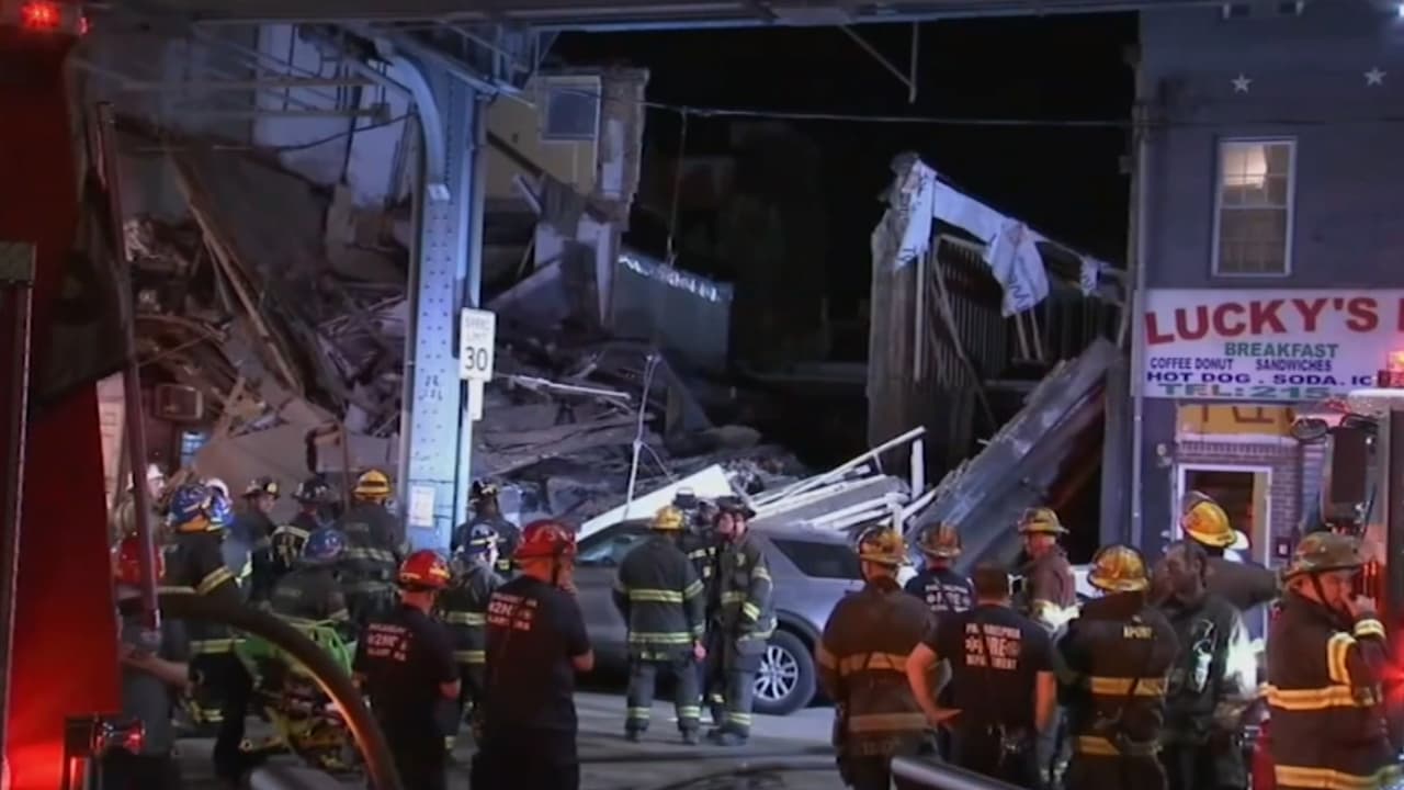 En medio de la emergencia por Ida colapsa edificio y deja heridos a dos hispanos 