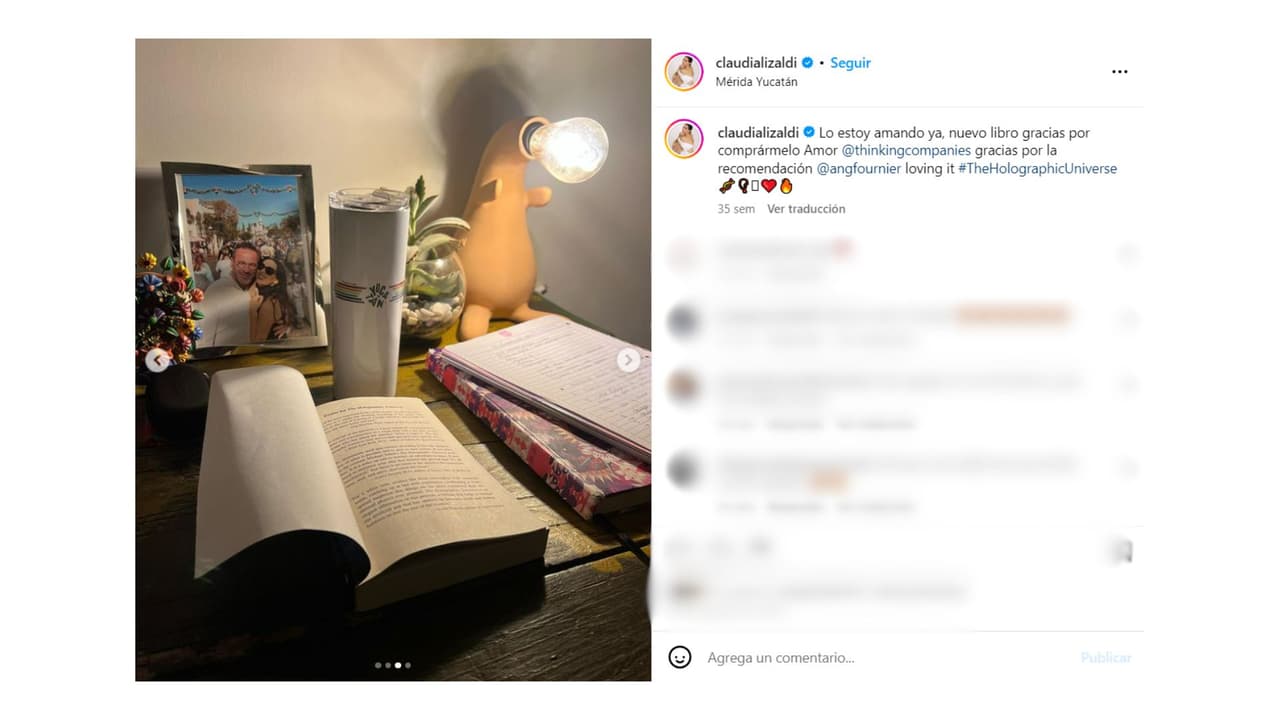 Así mostraba Claudia Lizaldi su amor por Germán Bricio.