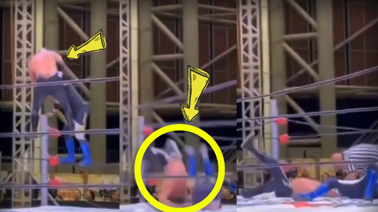 Luchador mexicano puede quedar paralítico por terrible accidente