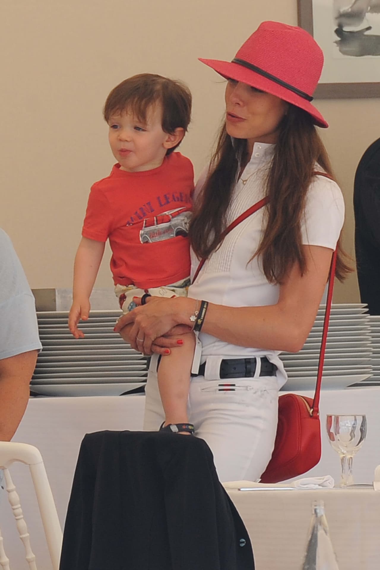 El nene no perdió detalle de todo lo que pasaba a su alrededor.