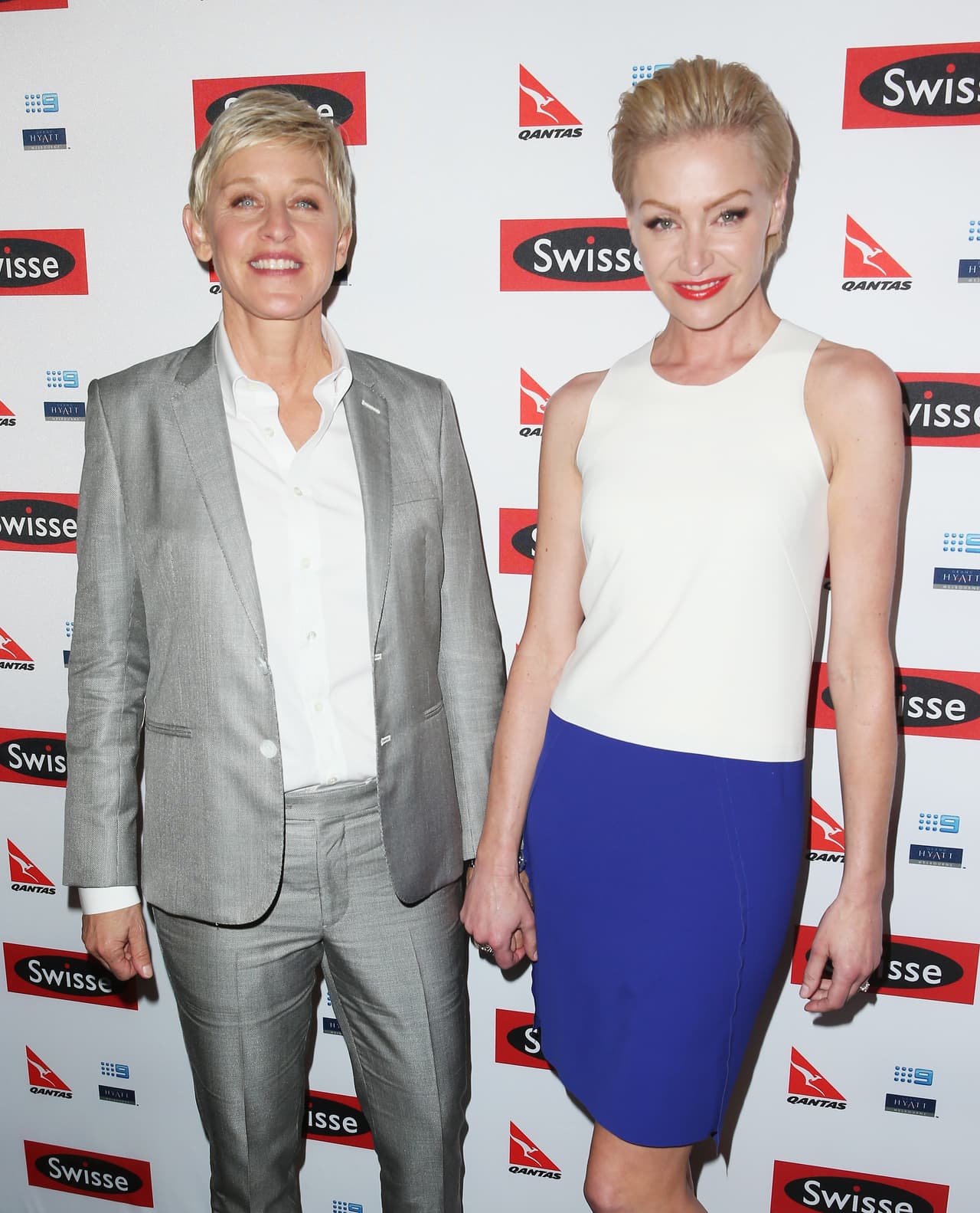 La conductora de The Ellen Show 'salió del clóset' en 1997. Siete años más tarde inició su relación con Portia.
<br>