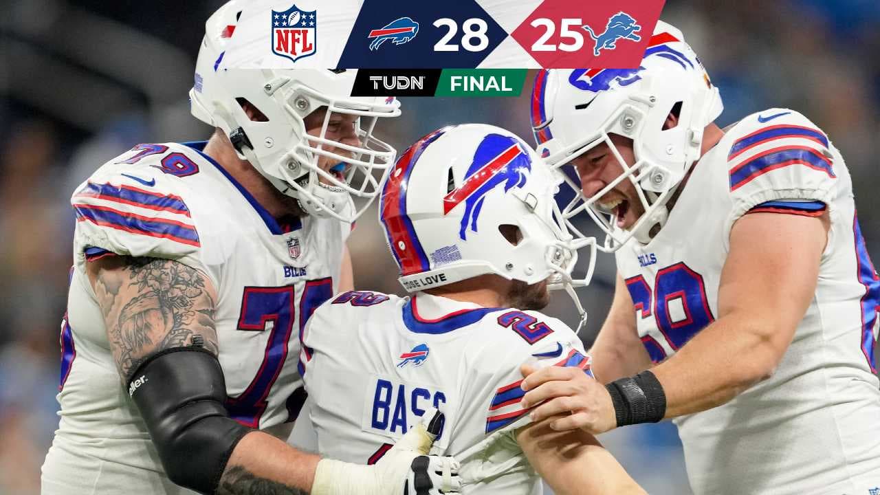 Bills vencen a Lions gracias a gol de campo de último minuto