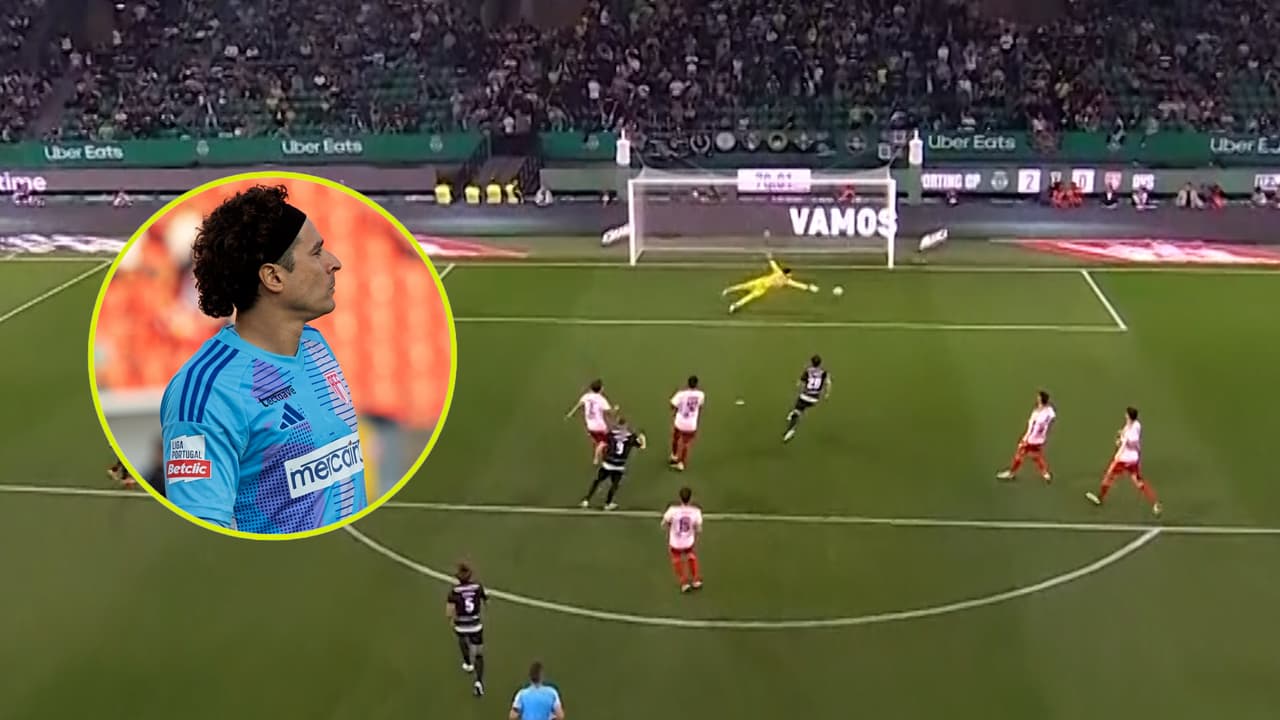 Memo Ochoa sufre goleada ante Sporting Lisboa 