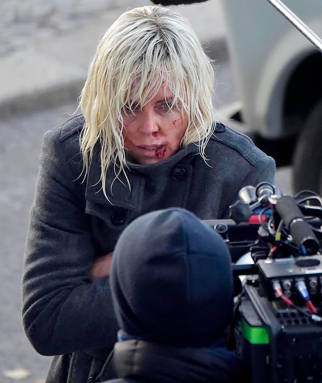 Charlize Theron filma en Alemania su nueva película.