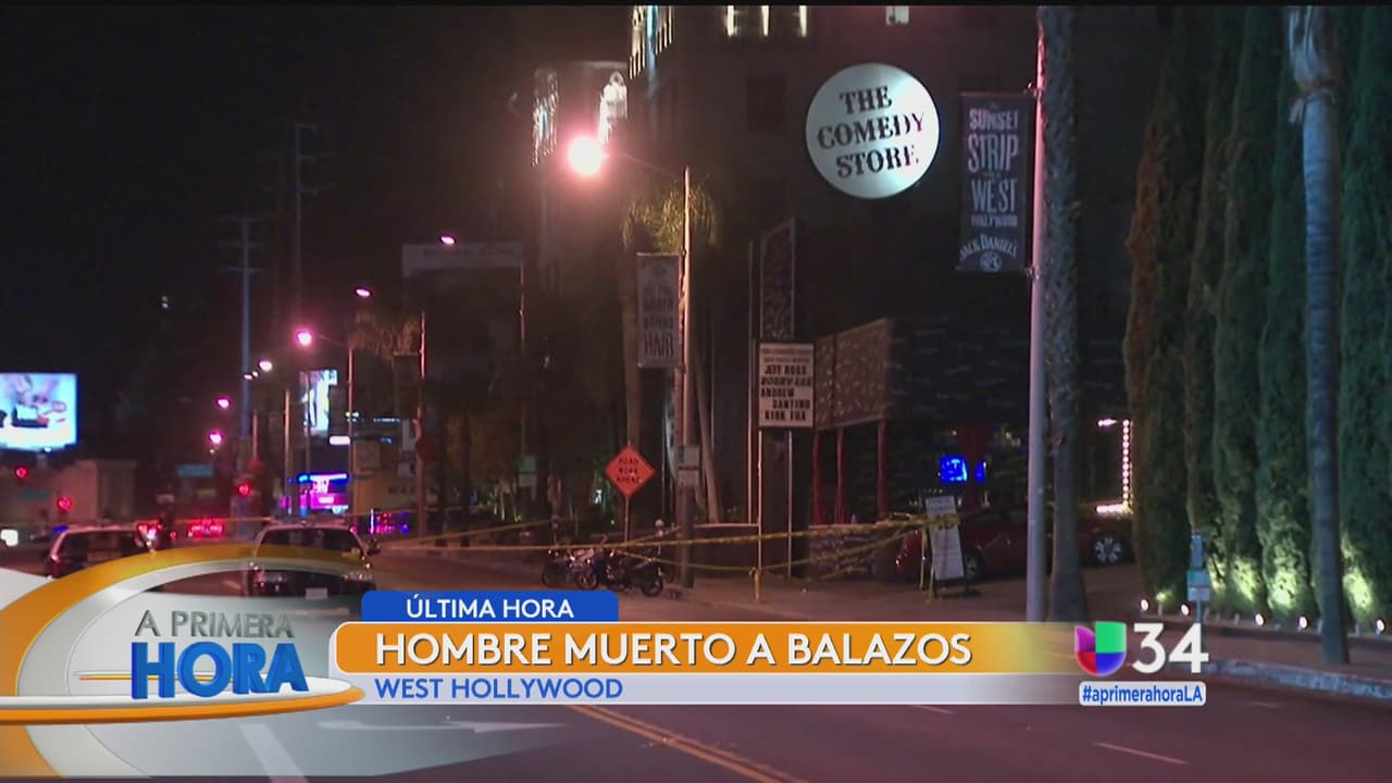 Identifican a víctima de tiroteo en West Hollywood