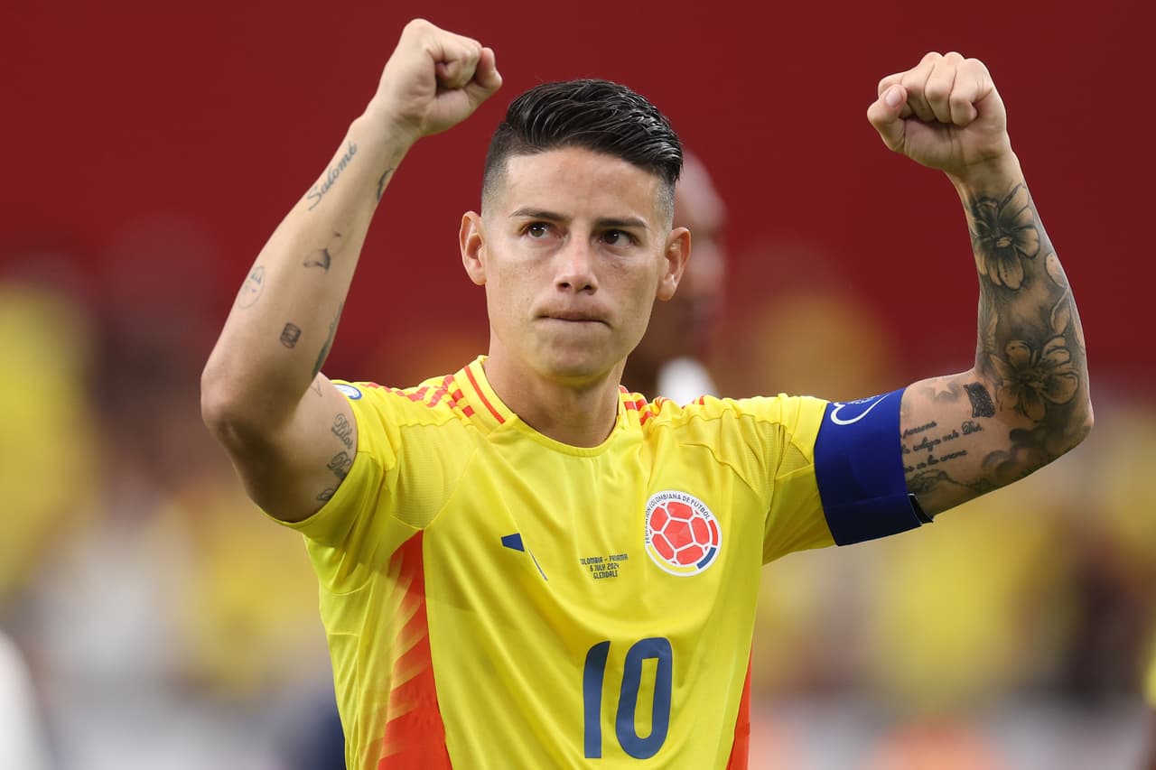 James Rodríguez advierte: "Colombia está lista para enfrentar al que sea"