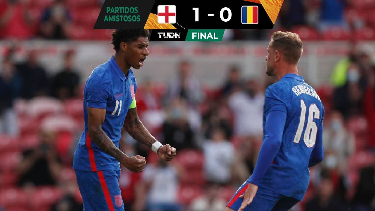 Inglaterra termina su preparación a la Euro superando a Rumania