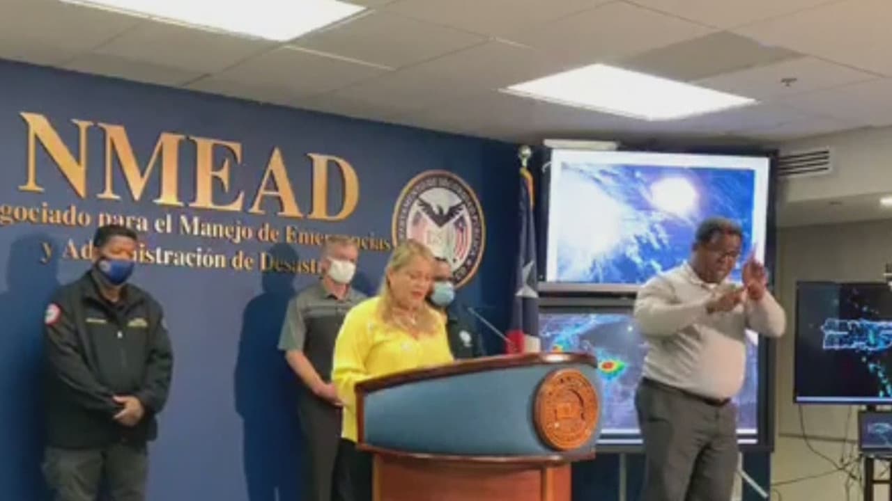Gobernadora de Puerto Rico felicita al pueblo ante el paso de la tormenta tropical Laura