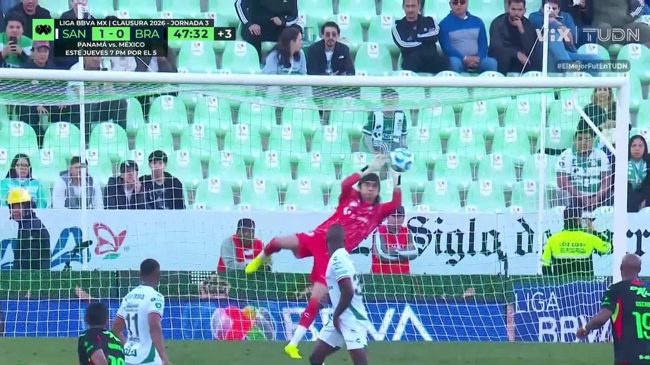 ¡Otra atajadota de Acevedo! Carlos se luce y evite el empate de la visita