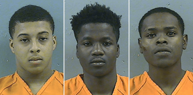 Dwan Wakefield (i), D’Allen Washington (c), y Byron McBride.