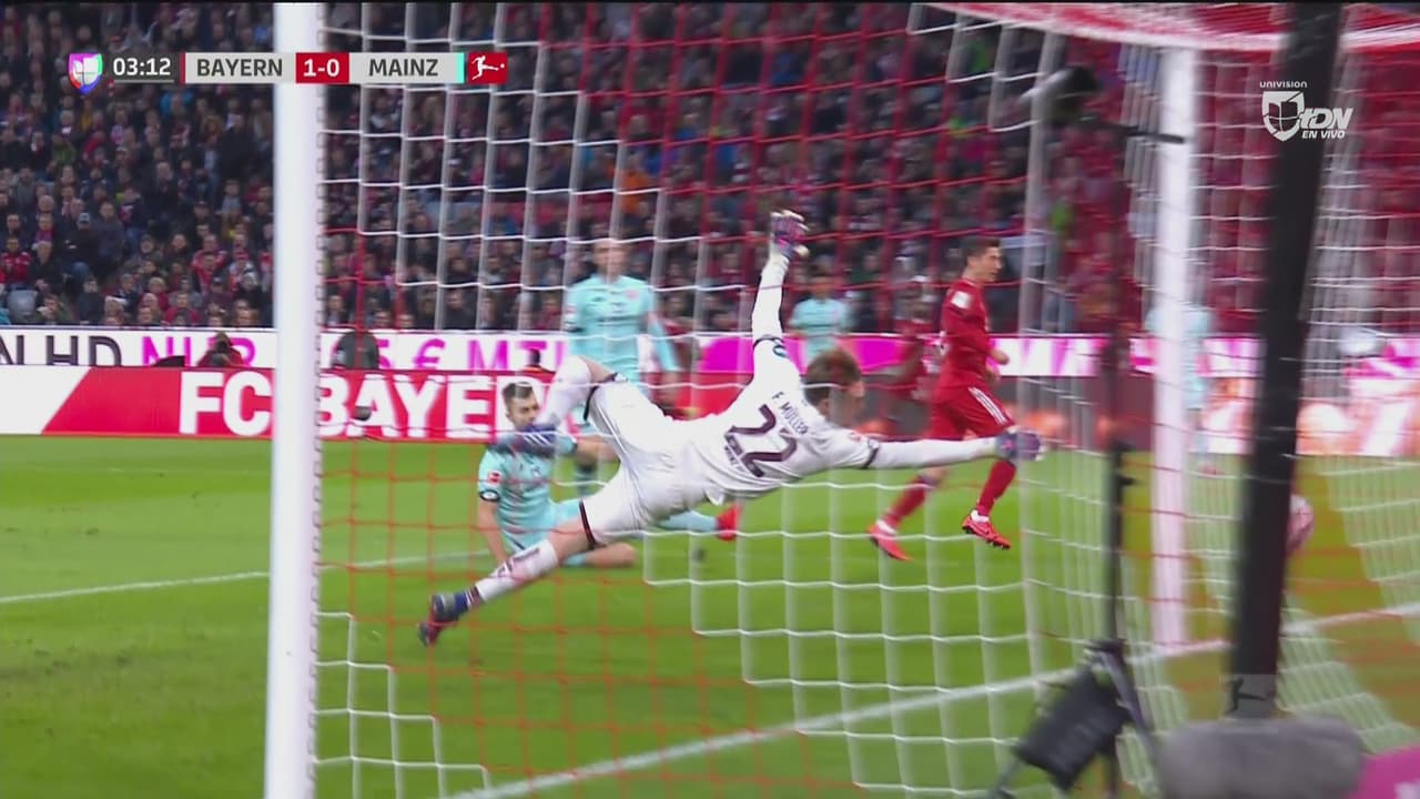 ¡Madrugó el Bayern Munich! Lewandowski pone el 1-0 ante el Mainz