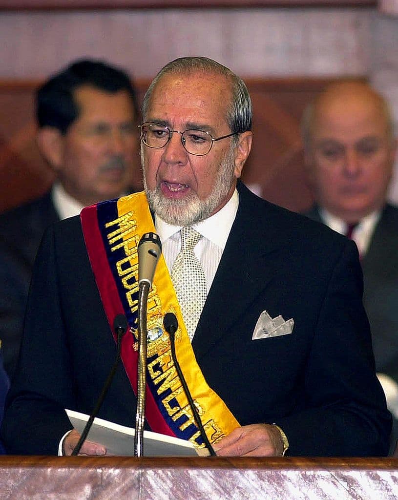 El 16 de febrero falleció Gustavo Noboa, expresidente de Ecuador. El diplomático tenía 83 años y se le había practicado una cirugía cerebral en el Hospital Jackson Memorial, en Miami.
