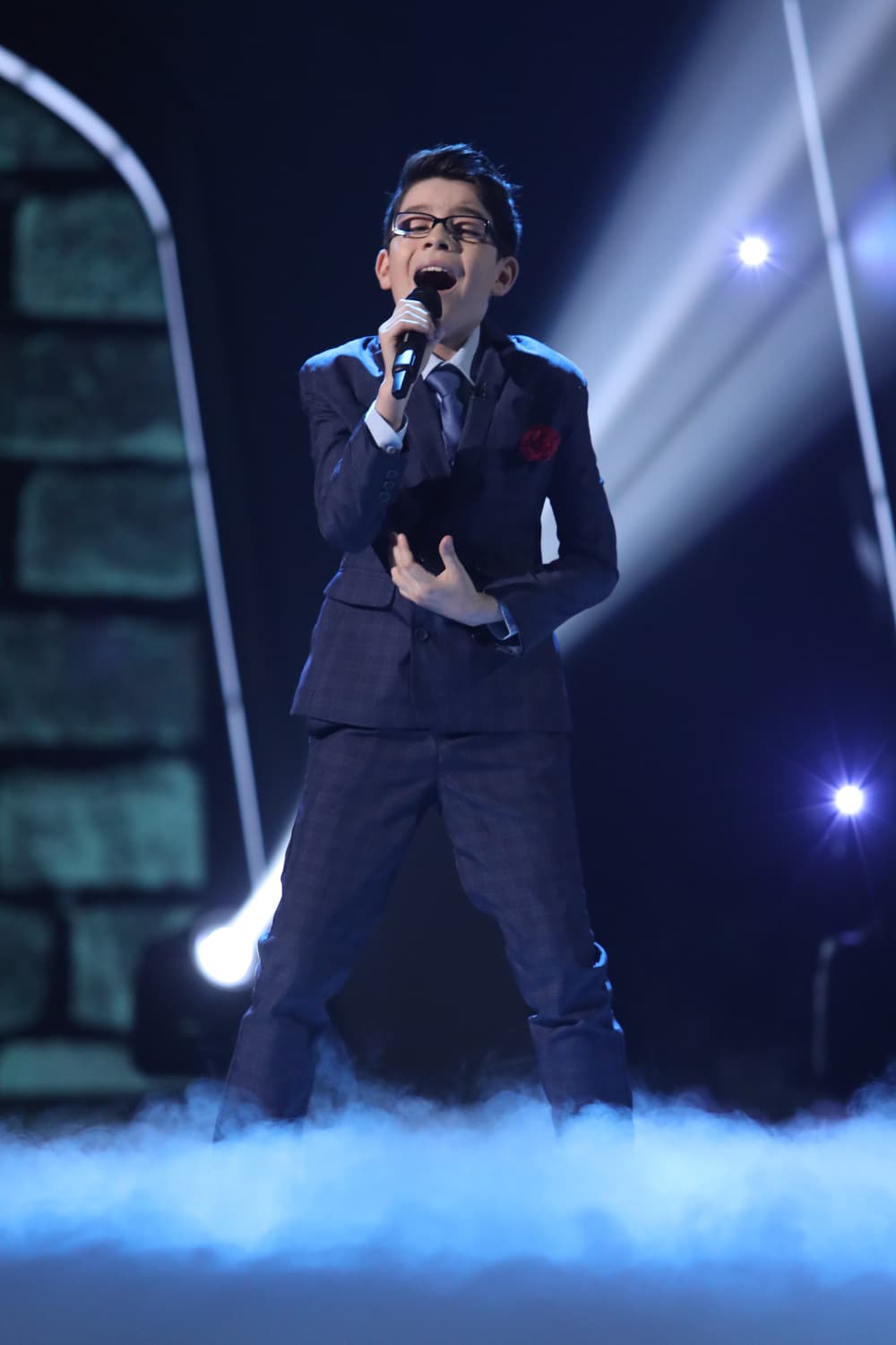 El tema fue perfecto para que pudiera mostrar el poder de su voz.