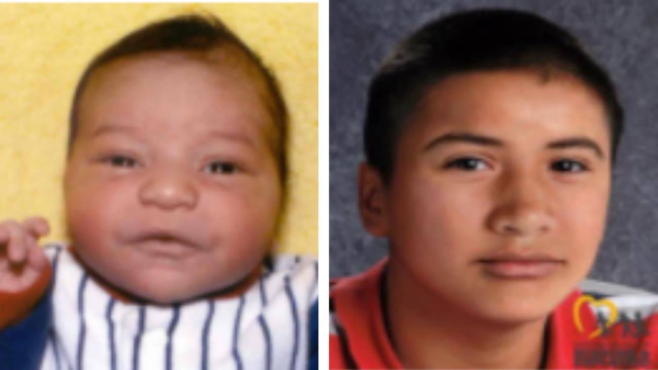 <b>Bryan Dossantos-Gomes</b>, de raza blanca y cabello negro, tenía un mes de nacido cuando fue visto por última vez en el área de 
<b>Estero, en Fort Myers, condado Lee el 01 de diciembre de 2006.</b>
<br>
<br>Es posible que esté en compañía de una mujer blanca/hispana corpulenta, de cabello negro largo y lacio, que tenía aproximadamente entre 28 y 30 años en ese momento y vestía jeans azules y una blusa negra. 
<br>
<br>
<b>La sospechosa estaría armada y debería ser considerada peligrosa. </b>
<br>
<br>Se presume que estarían en una camioneta SUV Ford Explorer negra de dos puertas. 
<br>
<br>La foto de Bryan ha sido recreada hasta que tuviera 14 años, pero para enero de 2023, tendría 16 años de edad.