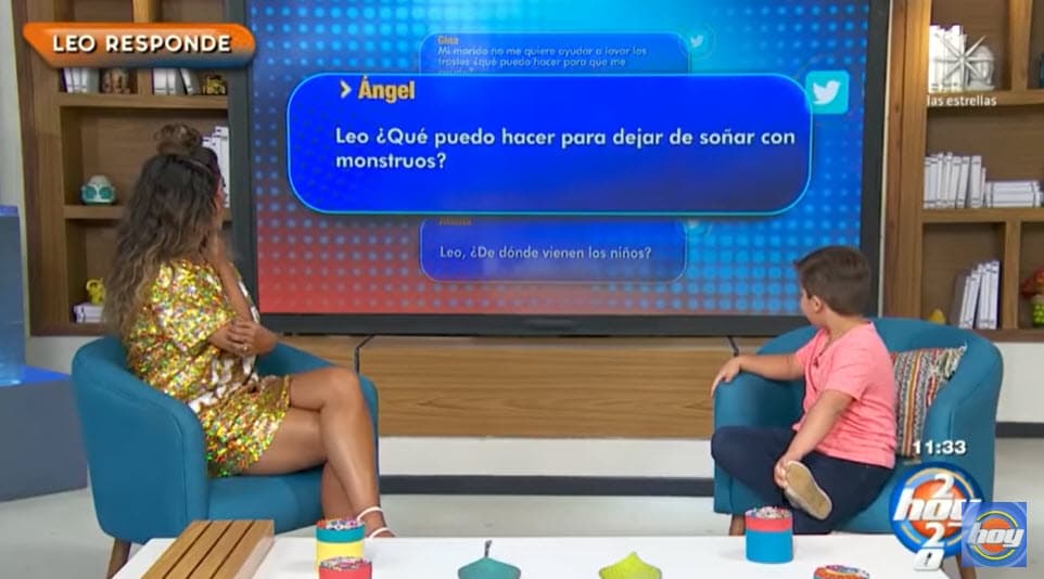 Vino la segunda pregunta: "¿Qué puedo hacer para dejar de soñar con monstruos?"
<br>