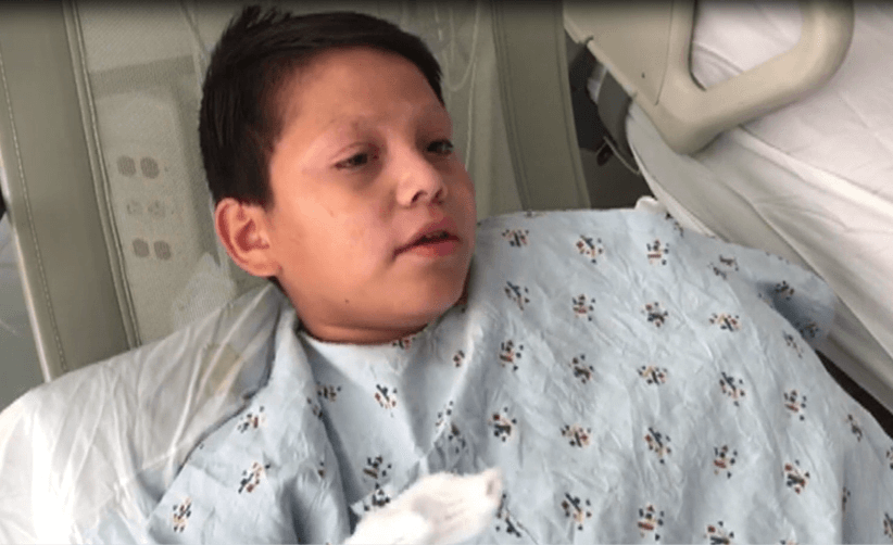 Su mano izquierda sufrió muchos traumatismos y los médico debieron amputarlas.