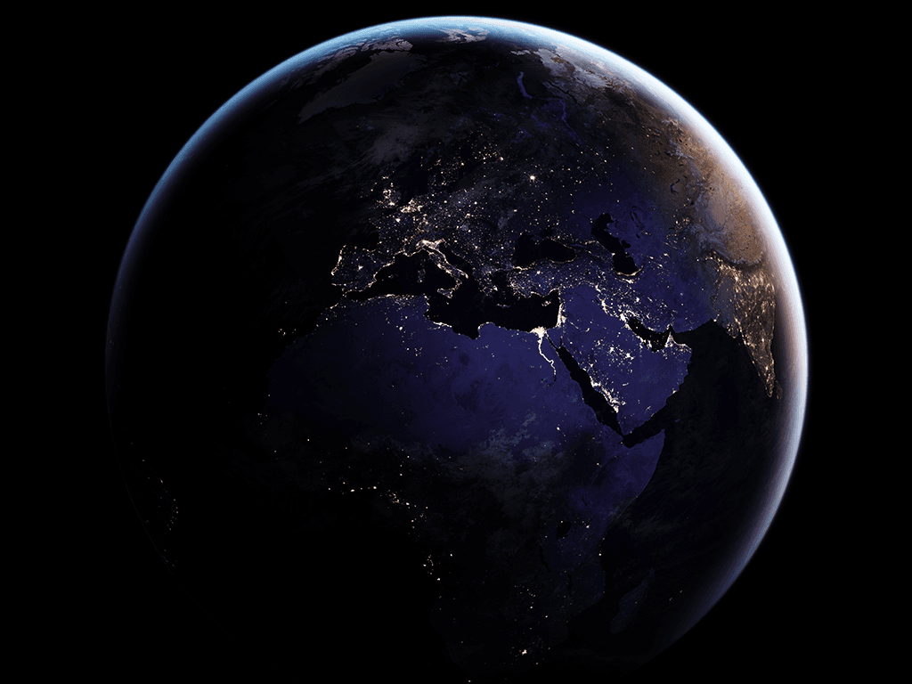 <b>Mapas de luz nocturna abren nuevas aplicaciones. </b>LA NASA realiza estos mapas globales de la Tierra por la noche que dan vistas más claras de los patrones de los asentamientos humanos en todo nuestro planeta. La foto
<a href="https://earthobservatory.nasa.gov/images/90008/night-light-maps-open-up-new-applications" target="_blank">(una de un lote de imágenes)</a> en esta página muestran las luces nocturnas de la Tierra observadas en 2016
<br>
<br>