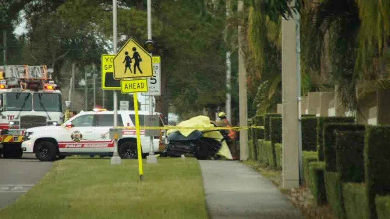 Dos muertos y un herido de gravedad tras fuerte accidente en Palm Harbor