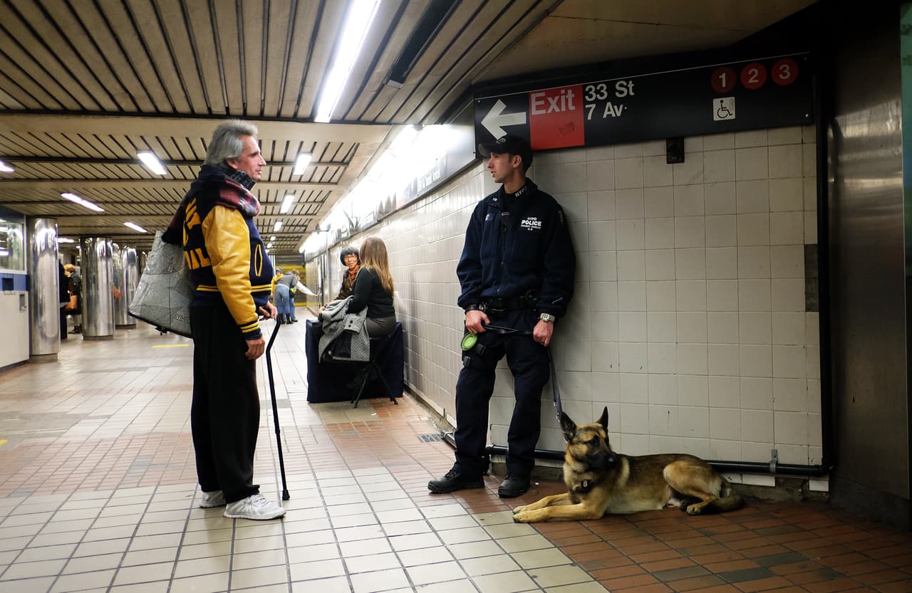 Debido al incremento de la criminalidad en el metro, ahora cada tren será vigilado por un oficial del departamento.
