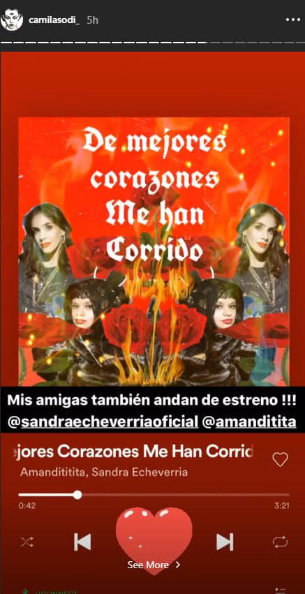 Además, anunció que sus amigas la cantante 
<b><a href="https://www.univision.com/famosos/la-usurpadora-sandra-echeverria-le-apuesta-a-una-nueva-aventura-con-amandititita-fotos">Amandititita y la actriz Sandra Echeverría</a></b> también están de estreno.
<br>