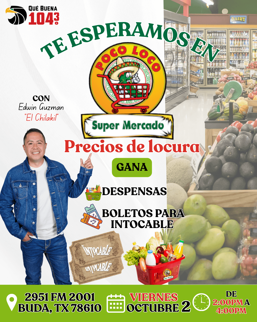 ¡BUDA, NOS VEMOS ESTE VIERNES!