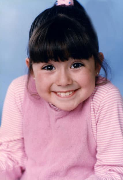 Mariana Botas tenía una carita de traviesa.