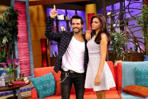 Livia Brito y José Ron llegaron a Despierta América.