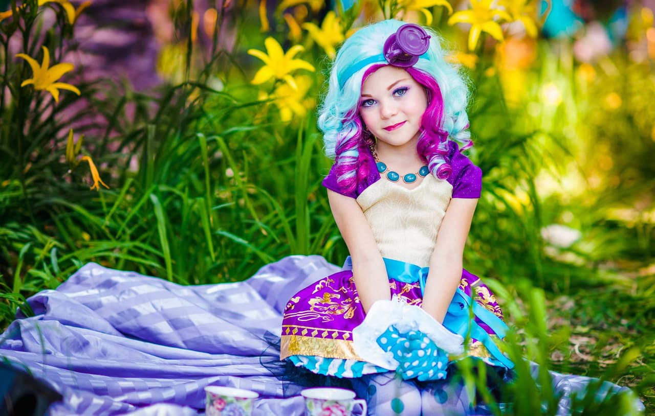 Lo que la vuelte aún más encantadora son sus disfraces.