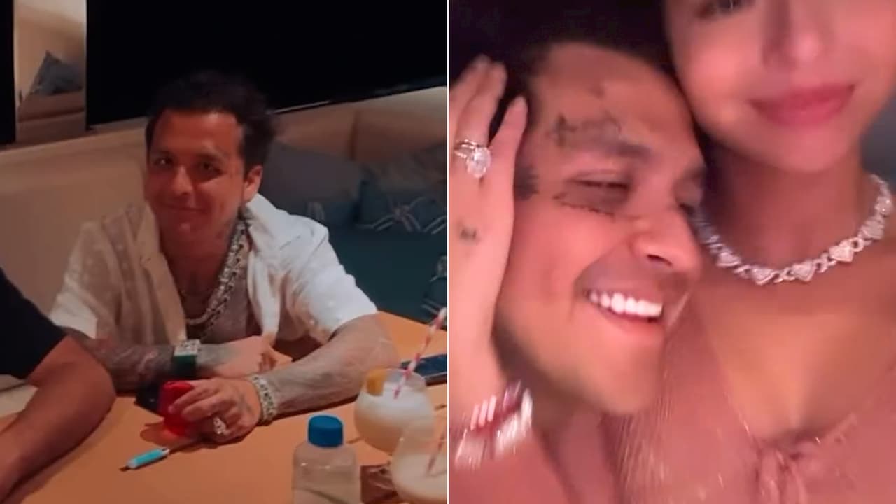 Nodal y Ángela Aguilar derrochan pasión en lujoso yate