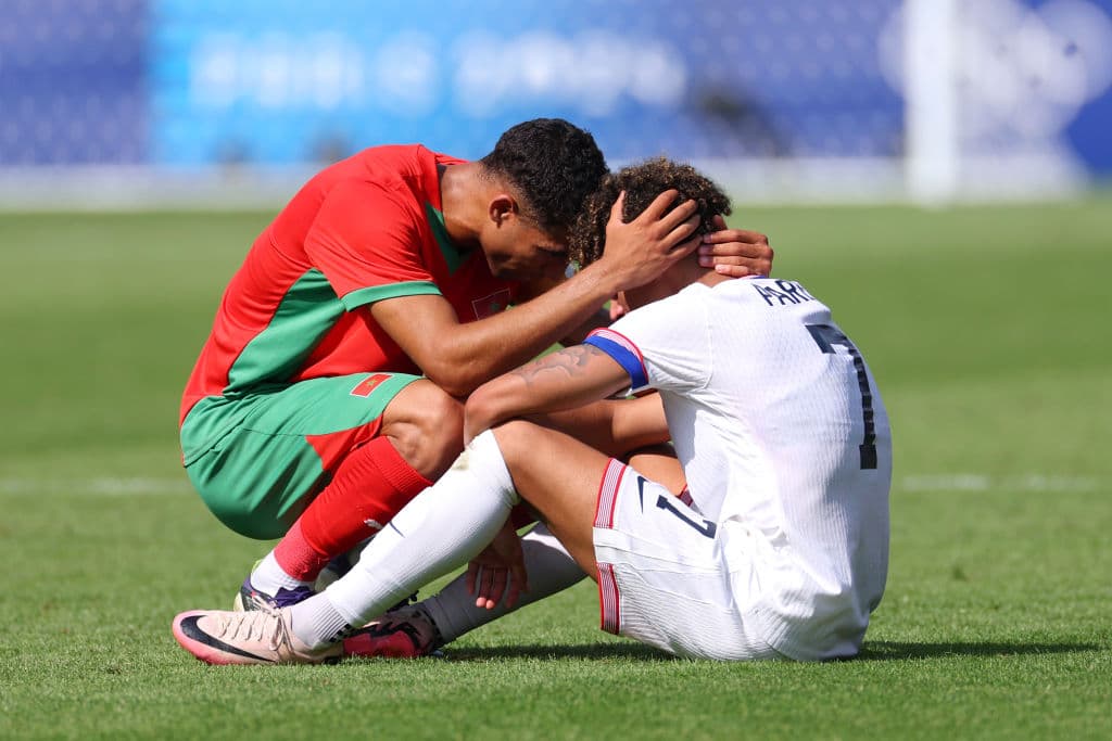 Marruecos golea y elimina Estados Unidos del futbol de Paris 2024