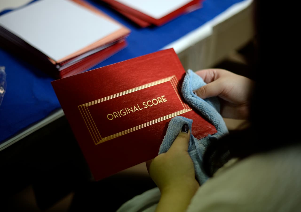 El sobre para Música Original.