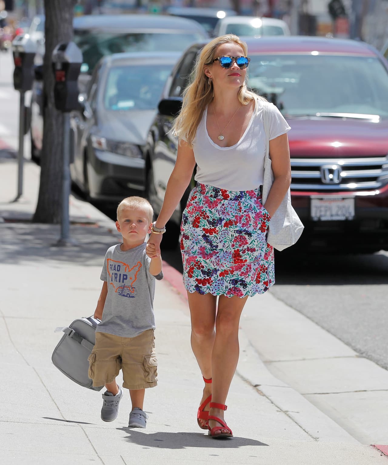 Se dice que la protagonista de 'Legalmente rubia' se encontró con Ryan Phillippe- padre de Deacon y Ava.