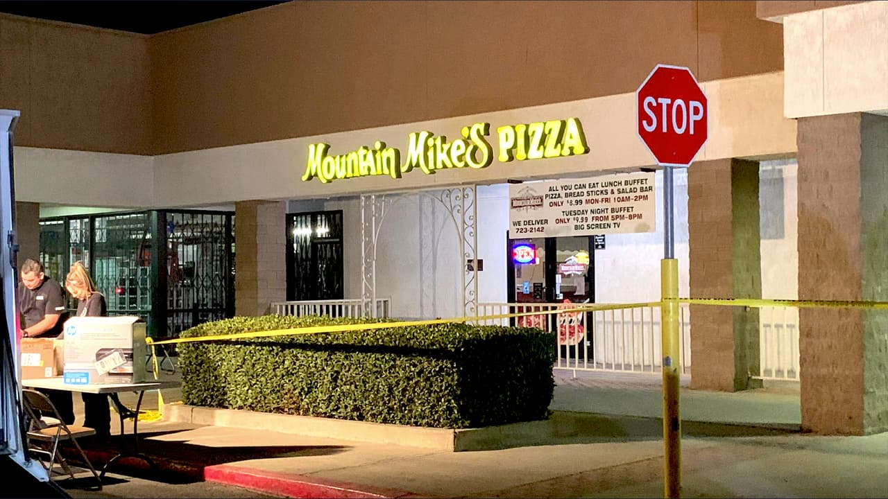 Investigan tiroteo en una pizzería de Merced que deja un muerto y dos heridos