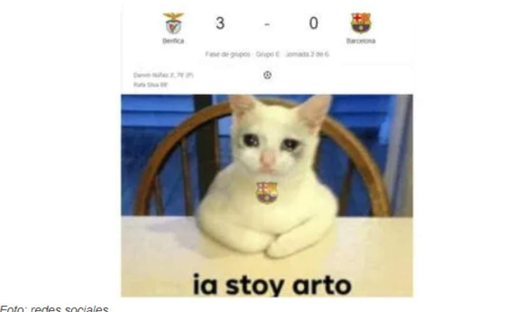 Diviértete con los mejores memes de la derrota 3-0 del Barcelona en UEFA Champions League.