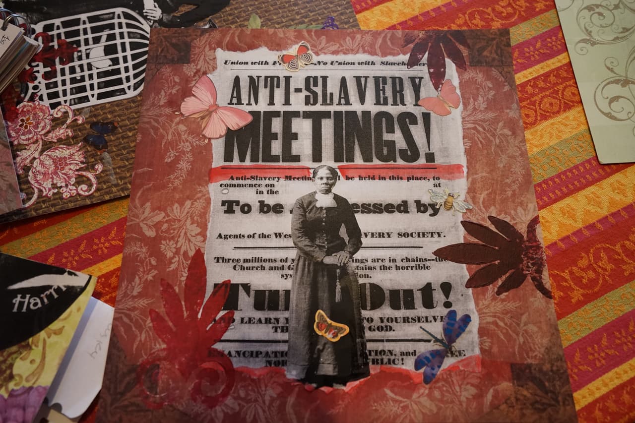 Harriet Tubman organizaba marchas y protestas para defender los derechos de los esclavos y de las mujeres.