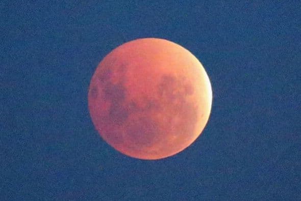 La última “luna sangrienta” se había visto el 10 de diciembre de 2011.