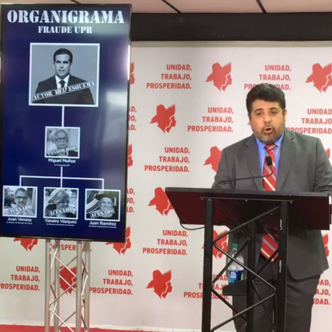 Rosselló reproduce esquema de corrupción con fondos federales destinados a la Educación para beneficio de su campaña y allegados, asegura Vega Ramos